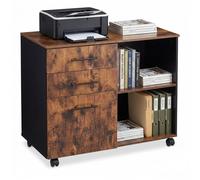 Rolling filing cabinet, office side unit, mobile chest of drawers