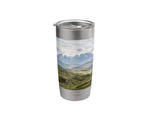 Rolling Green Hills Mountain Range Scenic Valley Stainless Steel Insulated Tumbler