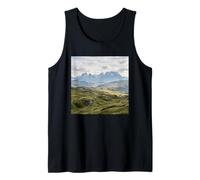 Rolling Green Hills Mountain Range Scenic Valley Tank Top