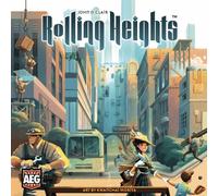 Rolling Heights - Alderac Entertainment Group, Construction City Building Board Game Set in The 1920's, Roll Your Meeples - Build The City, Ages 14+, 2-4 Players, 60+ Minutes, Blue