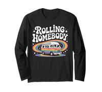 Rolling Homebody Camper Van Travel Long Sleeve T-Shirt