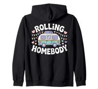 Rolling Homebody Camper Van Travel Zip Hoodie