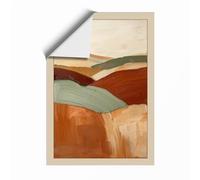 Rolling Horizons Modern Unframed Wall Art Print A3 (42×29.7cm), Wall Decor for Living Room, Bedroom, Office & Home, Art Gift