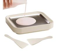 Rolling Ice Cream Maker, Stirring Freezer Plate, Roll Ice Tray Scraper Set, Lightweight, Durable, Multifunctional, DIY, Dessert Making, Kitchen, Cafe, Restaurant, Snack Truck, Baker, Beginner, Home