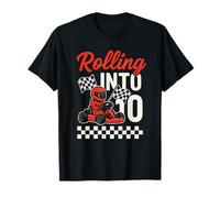Rolling Into 10 - Kid Kart Racing Birthday T-Shirt