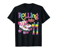 Rolling Into 11 Years Lets Roll I'm Turning 11 Roller Skate T-Shirt