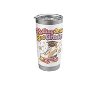 Rolling Into 3rd Grade Roller Skate Second Grade Graduation Stainless Steel Insulated Tumbler