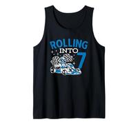 Rolling Into 7 Karting Go Kart Racing Tank Top