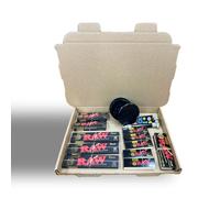 Rolling Kit, Smoking Hamper Accessories Gifts For Smokers, Rolling Gift Set Box - Best Raw Box Gift Set Smokers Gifts (RAW Ethereal Papers) (GS-07) By Fenny's Creations
