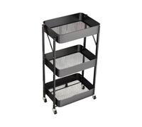 Rolling Kitchen Island Cart - Mobile Kitchen Storage with 3/4/5 Tiers, Versatile Design for Organizing and Maximizing Kitchen Space