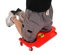 Rolling Knee Pads Creeper with 5 Swivel Castors, ABS High Impact Frame Built in Tool Tray, Flooring Knee Pads for Painting, Laying Tile or Car Repair and Maintenance
