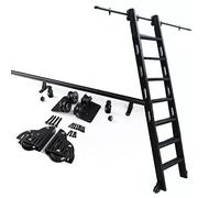 Rolling Ladder Hardware, Sliding Library Ladder Hardware Kit 10ft Track Adjustable 3ft-20ft No Included