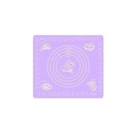 Rolling Mat Silicone Mat Kitchen Kneading Dough Baking Mat Dough Pads Slip Baking Roller Surface and Surface Pads Tools Sheet Accessories(Purple)