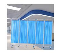 Rolling Medical Privacy Screen On Wheels, Foldable Room Divider Temporary Fence, 180cm High Foldable Room Isolation Temporary Fence For Clinic/Ward/Exam Room, Space Saving(5 Panel)
