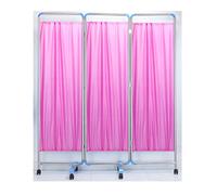 Rolling Medical Privacy Screen With Wheels, 180cm High Foldable Temporary Fence For Room Separation, Space Saving(Color-3)