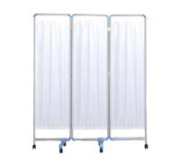 Rolling Medical Privacy Screen With Wheels, 180cm High Foldable Temporary Fence For Room Separation, Space Saving(Color-1)