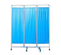 Rolling Medical Privacy Screen With Wheels, 180cm High Foldable Temporary Fence For Room Separation, Space Saving(Color-2)