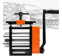 Rolling Mill Machine for Jewelry Making, Metal Sheet Roller for Gold, Silver, Brass & Copper, Wire & Half-Round Shapes