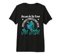 Rolling On The Floor Combat Martial Arts Fighter Jiu Jitsu Premium T-Shirt