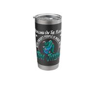 Rolling On The Floor Combat Martial Arts Fighter Jiu Jitsu Stainless Steel Insulated Tumbler