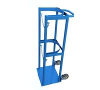 Rolling Oxygen Cylinder Storage Rack with Wheels - Portable Stand for 40L Nitrogen Tank, Safe and Stable Transport Solution