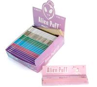 Rolling Paper 25 Pack, 110MM Kingsizeslim 7 Colors Rolling Paper with 1 Tips, 825 Premium Colored Cigarette Paper, Ultra-thin and Slow Burning Smoking Accessories