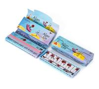 Rolling Papers, 1 1/4 Size Pink Papers With Rose Tips, 78mm Classic Travel Papers, 2 Packs Papers, Ultra-Thin and Easy To Carry, Slow Burn, Tobacco Tools