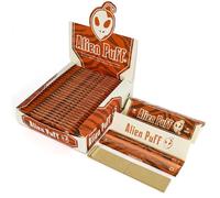 Rolling papers, 25 packs 110mm KingSizeSlim Orange rolling papers with tips, Tobacco tools, Gum Arabic is easy to bond, Excellent paper roll, natural and harmless ultra-thin paper