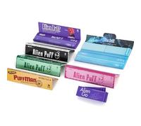 Rolling Papers, Color Rolling Papers, 7 packs 110mm kingsizeslim Ultra-Thin papers, Easy To Carry, Slow Burn, Tobacco Tools