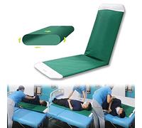 Rolling Patient Transfer Board, Easy Go Roller Patient Transporter Slide Sheet Assist Device for Transferring Patient from Bed to Bed or Operationg Table, Foldable, 67" 19.7" (Green)