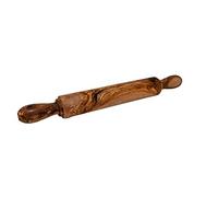 Rolling Pin Made of Real Olive Wood Approx. 38 cm
