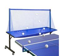 Rolling Ping Pong Table Net, with Leak Ball Mouth, Widened Side Wings, Effective Catch No Bounce, for Any Table 72 To 82 Inch, for Multi Ball Drills (210x142x50cm)