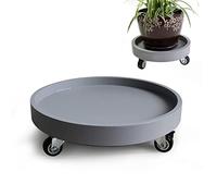 Rolling Plant Caddy with Wheels - Indoor & Outdoor Flower Pot Stand for Easy Mobility - Potted Plant Rack on Trolley - Durable & Stylish Plant Display Solution
