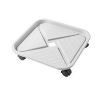 Rolling Plant Stand Plant Cart with Wheels and Water Tray Drawer Grey 20.3-39.8cm(26.7cm)