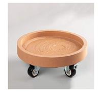 Rolling Planter Trays, Rolling Planter Plant Pot Tray with Wheels,20/30/40Cm round Plant Pot Saucer on Wheels,Plastic Wheeled Plant Pallet Caddy,Planter Stand Base for I