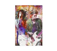 Rolling Poster & Stones Mick Jagger And Keith Richards Can't You Hear Me Knockin Wall Art Deco Poste Canvas Poster Wall Art Decor Print Picture Paintings for Living Room Bedroom Decoration Unframe-sty