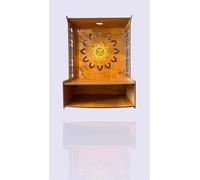Rolling Product House LTD Wooden Temple for Home Pooja Mandir with LED Spot Light
