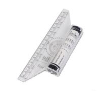 Rolling Ruler 15cm Parallel Motion Scale for Engineers - for Clear Plastic Drafting Aid with Wheels for Blueprint Creation & School Projects(15cm)
