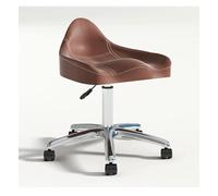 Rolling Saddle Stool with Hydraulic Height Adjustment, Swivel Wheels - Ideal for Clinics, Dentists, Beau Salons, Tattoo Studios, & Home Offices