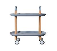 Rolling Service Cart with Lockable Wheels Kitchen Trolley for Easy Storage & Movement Perfect for Tea Service Restaurant Hotel and Home Use