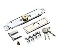 Rolling Shutter Door Lock Iron Cross Middle Open Security For Shop Garage | Rolling Shutter Door Lock With Cross Middle Open Design, Iron Security Mechanism For Bottom Mounting (4pcs)
