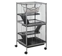 Rolling Small Animal Cage for Chinchillas Ferrets Kittens with Platform Ramp