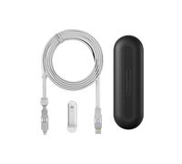 Rolling Square, InCharge 300cm USB C Charger Cable, Lightning Cable for Smartphone, Universal Cable Charger 6 in 1, USB Plug, Black, 100W