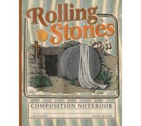 Rolling Stones AD 33 Christian Easter Composition Notebook - Wide Ruled: 120 Pages 7.5 x 9.25 Lined Writing Paper Pages Religious Believers Worship Leaders Youth Groups Retro Faith Bible Study Subject