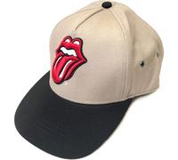 The Rolling Stones Rolling Stones Baseball Cap Classic Tongue Band Logo new Official Sand Snapback One Size