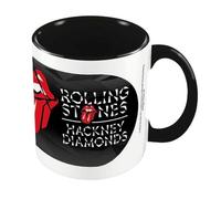 Pyramid International Mug Rolling Stones (Black Diamond) Black Coloured Inner