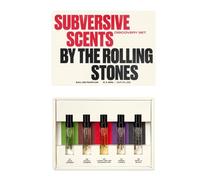 Rolling Stones Eau de Parfum Subversive Scents Discovery Set (Set of 5) | Unisex Collection includes Satisfaction, Wild Horses, Sticky Fingers, Paint It Black and Urban Jungle, Travel Sized, 5ml Each