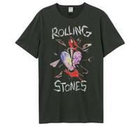 ROLLING STONES HACKNEY DIAMONDS AMPLIFIED VINTAGE CHARCOAL XX LARGE - T-shirt