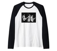 Rolling Stones Jagger Wood & Richards 1982 Tour Raglan Baseball Tee