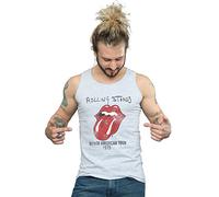 Rolling Stones Men's North American Tour 75 Vest Sport Grey X-Large